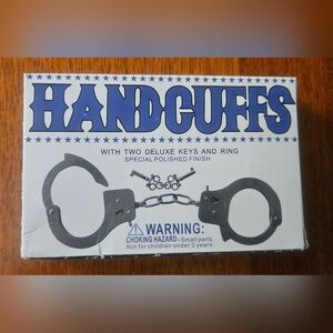 Deluxe Polished Handcuffs with Keys Brand New